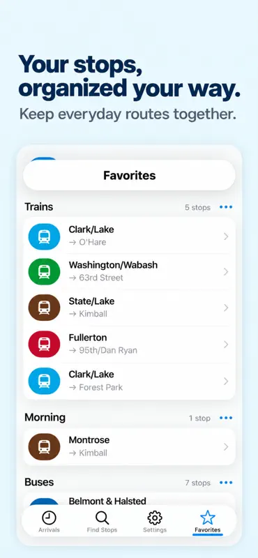 Transit Stop: CTA Tracker. screenshot 6 of 6