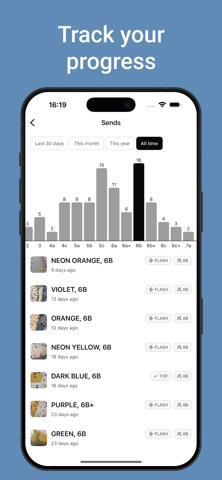 ClimbTag App screenshot