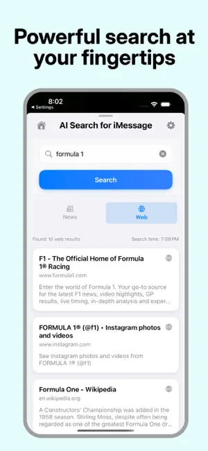 AI Search for iMessage screenshot 4