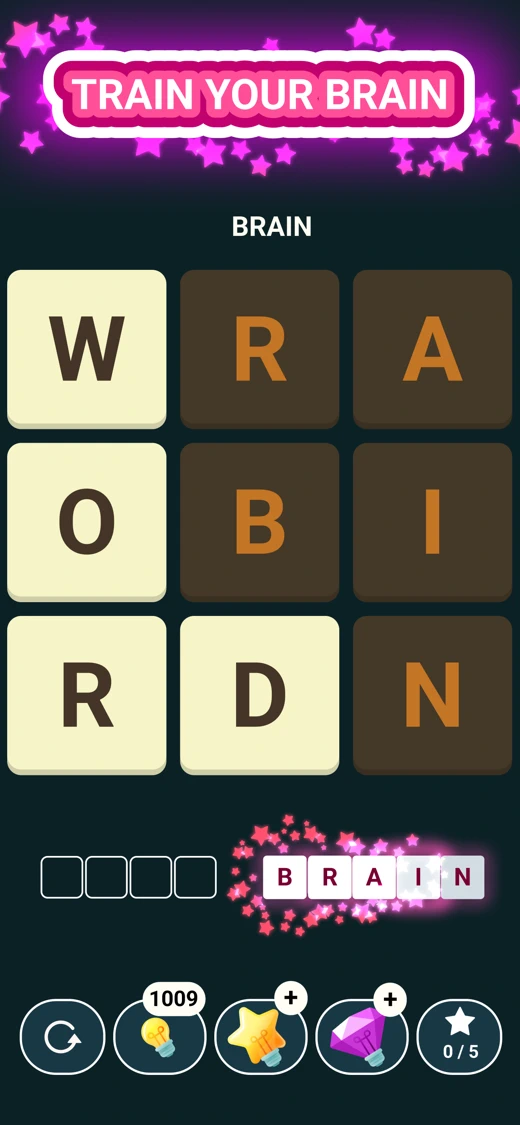 WordBrain: classic word puzzle screenshot 1