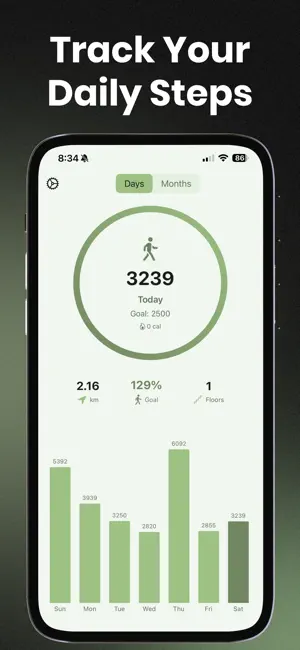 StepZen: Pedometer Counter screenshot 1