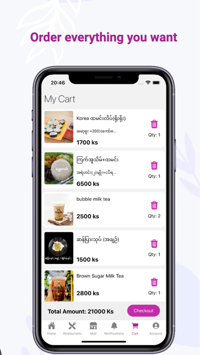 WishBox - Myanmar iPhone screenshot 4 - Food & Drink app