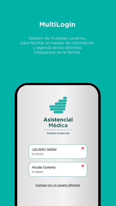 Asistencial Médica Screenshot