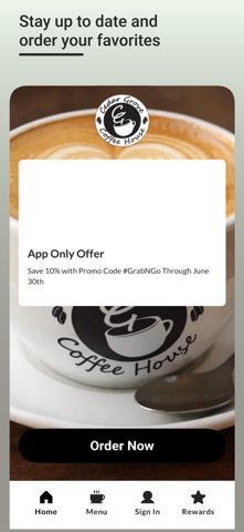The Grove Coffee House iPhone screenshot