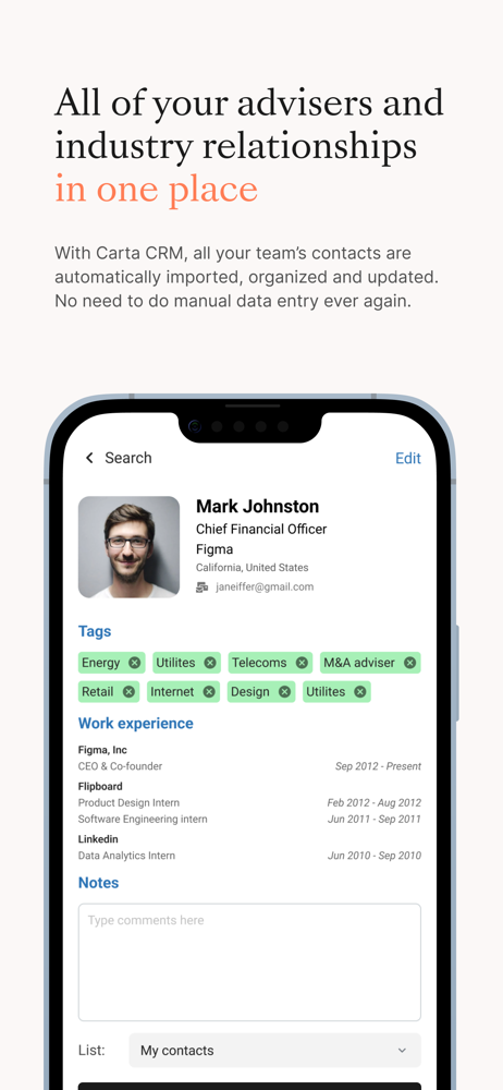 Carta CRM screenshot 3
