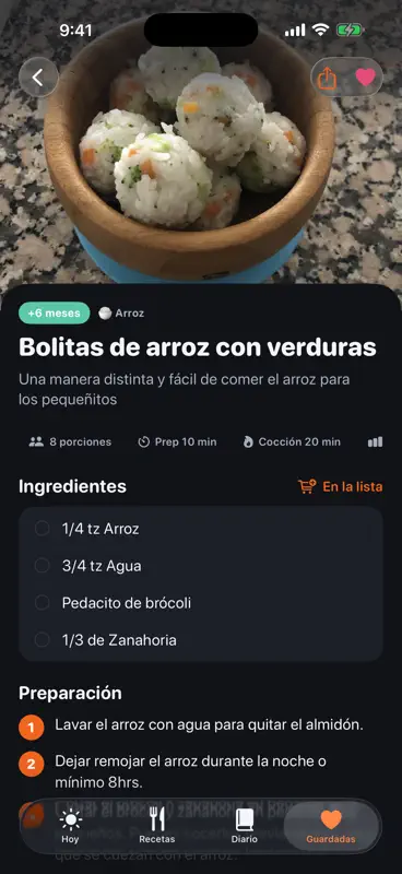 BabyLion Recetas screenshot 3 of 8