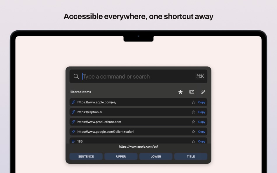 #1. Clipboard Manager - Shiftcase (macOS) 由: Mario Garcia