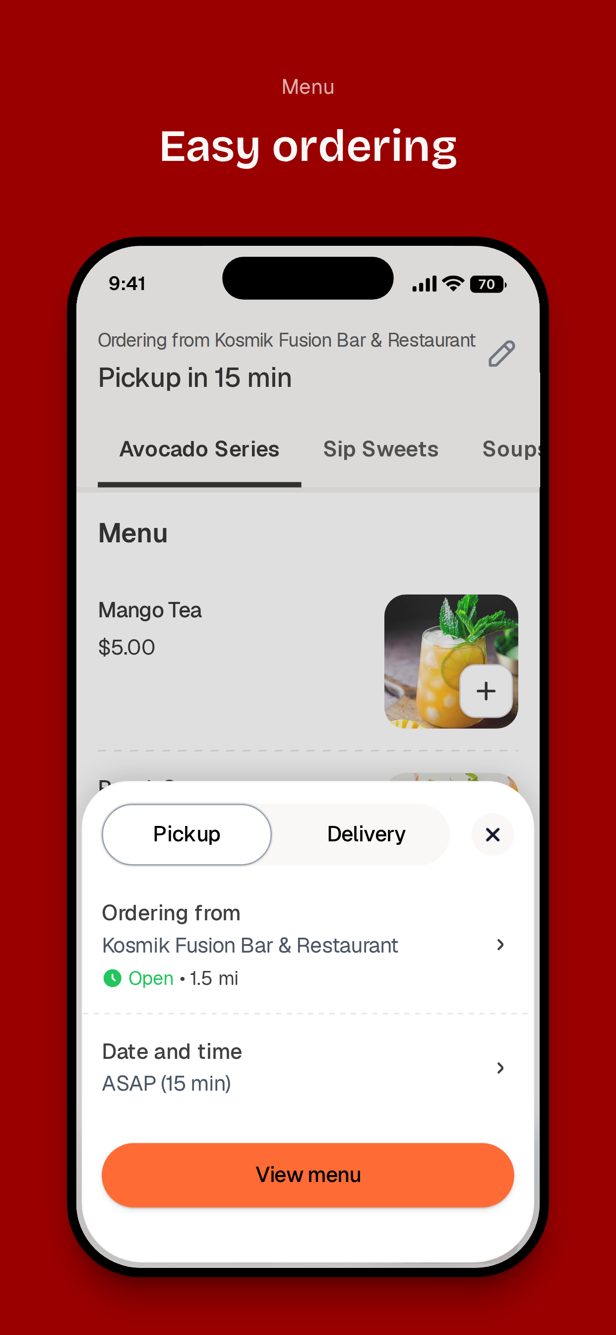 Kosmik Fusion Restaurant screenshot 3