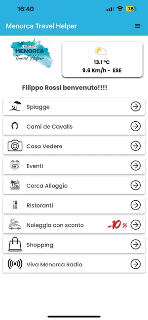 Menorca Travel Helper screenshot 1