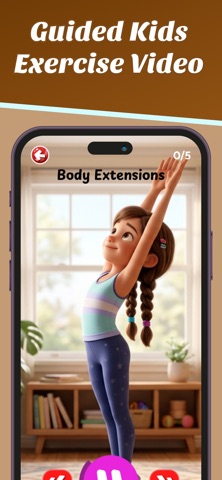Kids Workout, Fitness For Kids iPhone screenshot