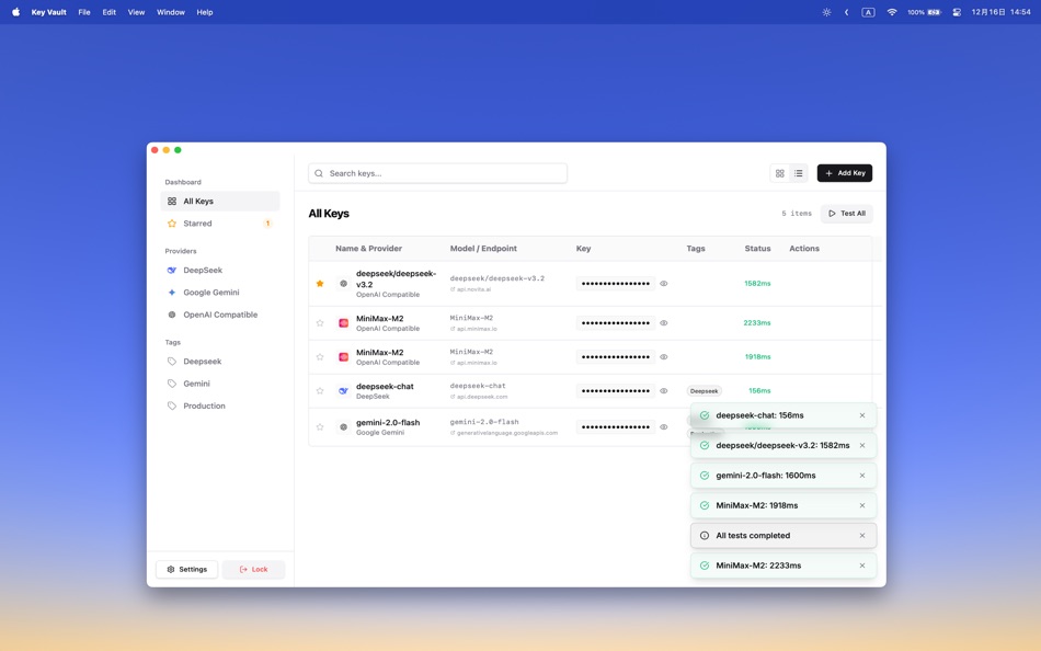 #6. Keys Vault (macOS) Podle: 亚林 李