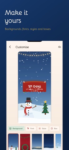 Christmas Countdown : XmasTick Screenshot 2 of 5