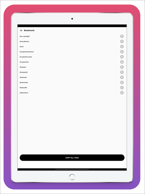 Hashtag & Caption Generator AI iPad screenshot 5 - Social Networking app