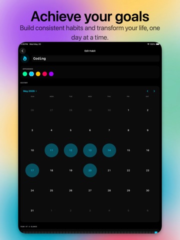 Jourlit iPad screenshot