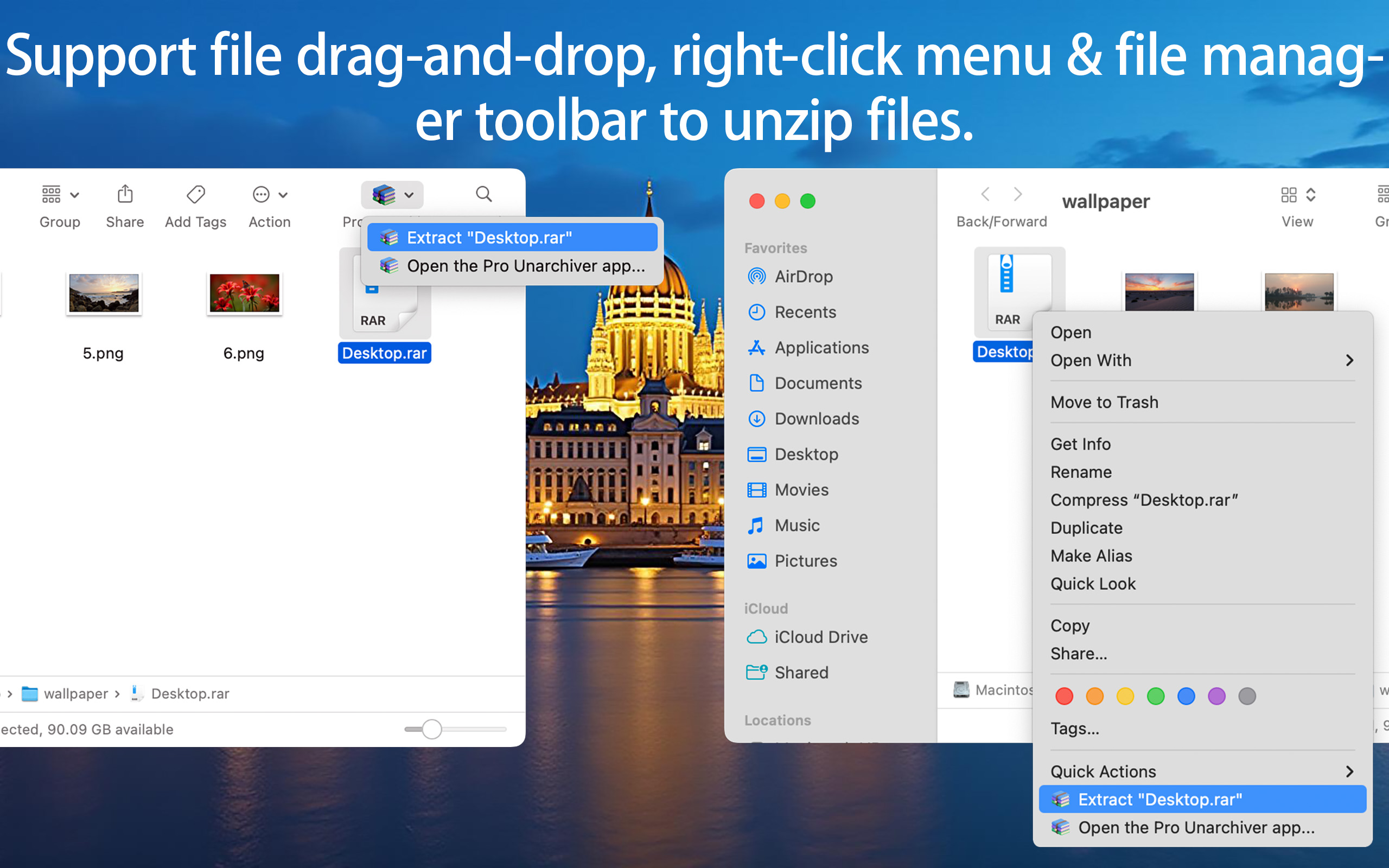 Pro Unzip - ZIP RAR Archiver screenshot 17