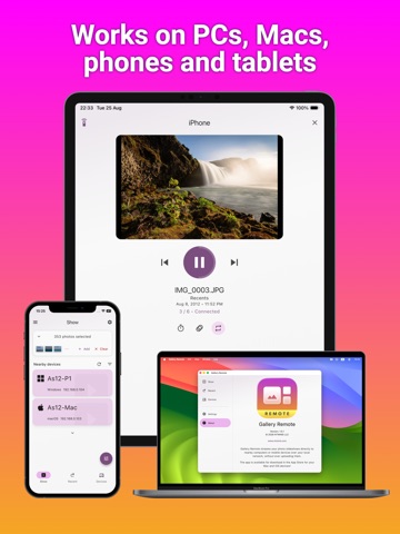 Gallery Remote - Photo Shows iPad screenshot