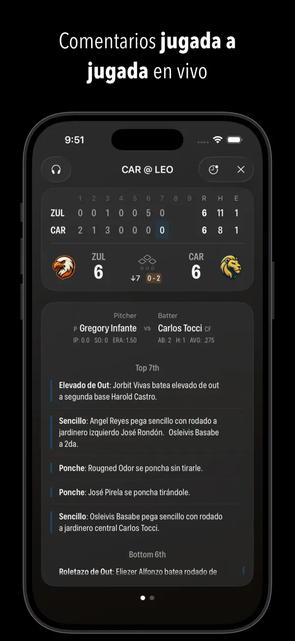 Screenshot #2 pour Beisbol VE: Liga Venezolana