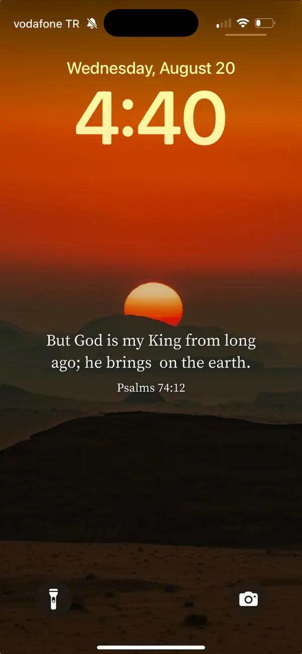 #2. Lockscreen Bible Verse Widget (iOS) Podle: Appelio