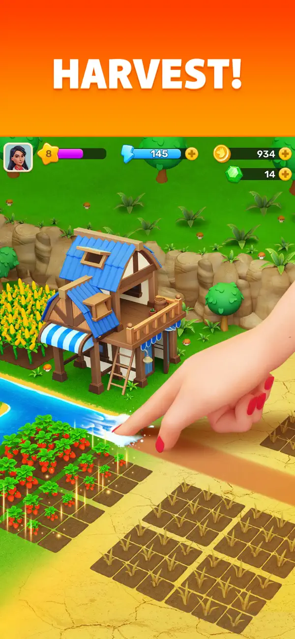 #4. Klondike Adventures: Farm Game (iOS) بواسطة: VIZOR APPS LTD