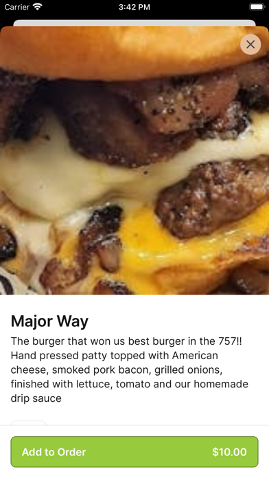 Gourmet Burger Bistro iPhone screenshot 4 - Food & Drink app