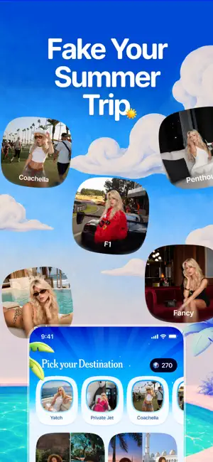 Summer: AI Vacation Photos screenshot 1