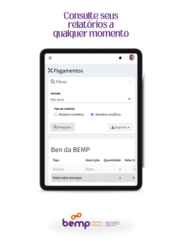 BEMP Profissional iPad screenshot