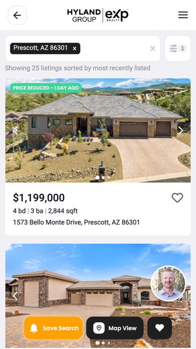 Prescott Arizona Real Estate Screenshot