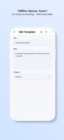 Phrasedeck: Quick Templates Screenshot 3 of 8