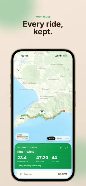 Roveri: Trip & Ride Journal screenshot 1