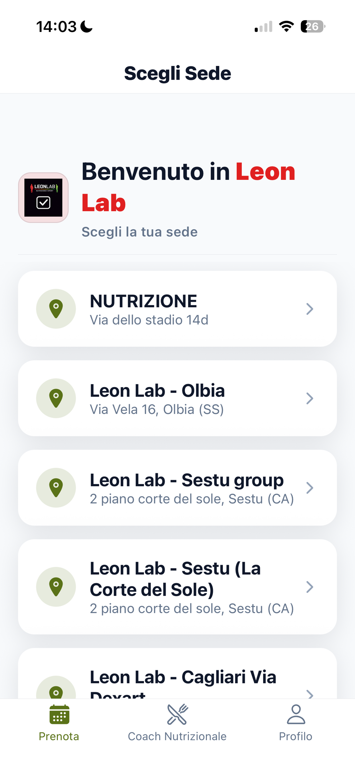 Leon Lab Prenotazioni screenshot 6