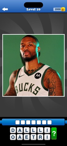 Whos the Player Basketball App iPhone screenshot