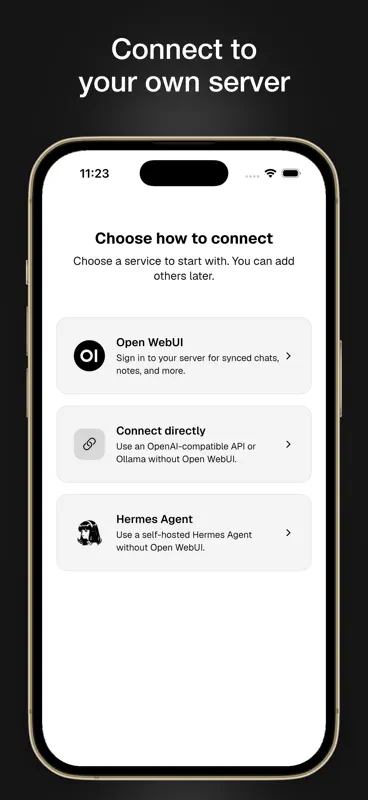 Conduit: Open WebUI & AI screenshot 1 of 10