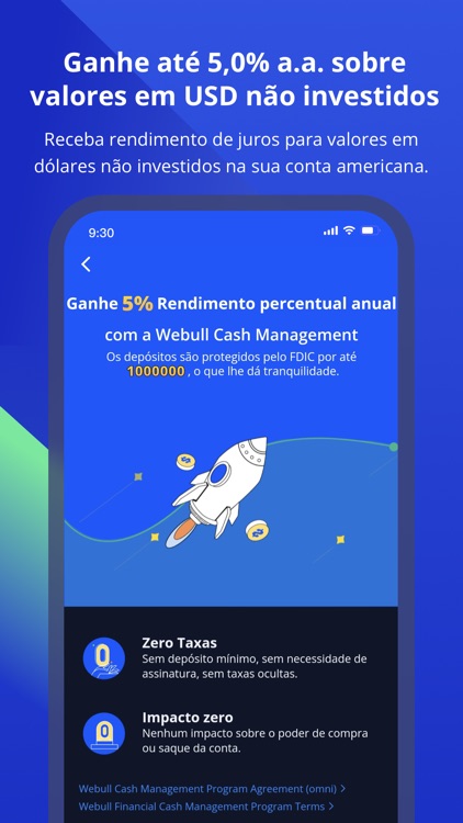 Webull: Investimentos nos EUA