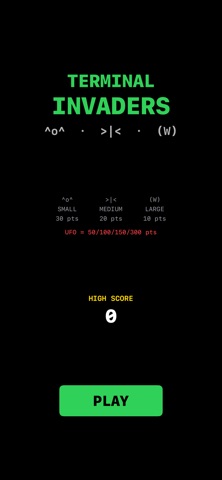 Terminal Invaders Retro Arcade screenshot 3