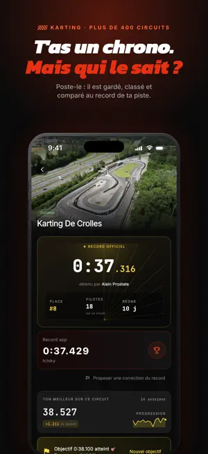 Kartz : ton chrono de karting screenshot 1