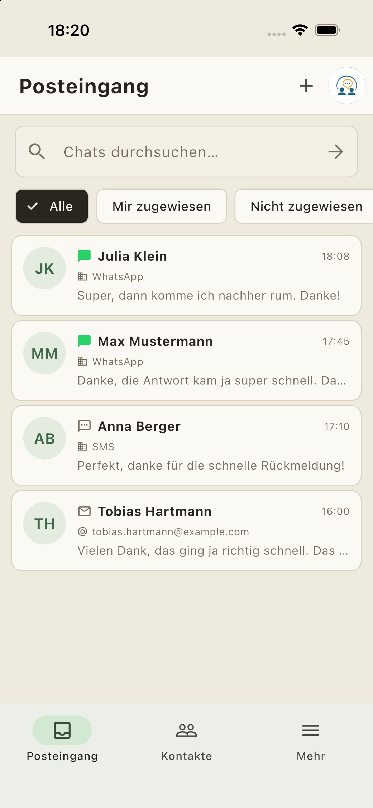 Screenshot 1 of MOCARE MultiChat