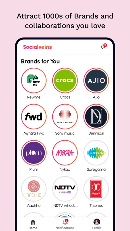 Socialveins: For Influencers