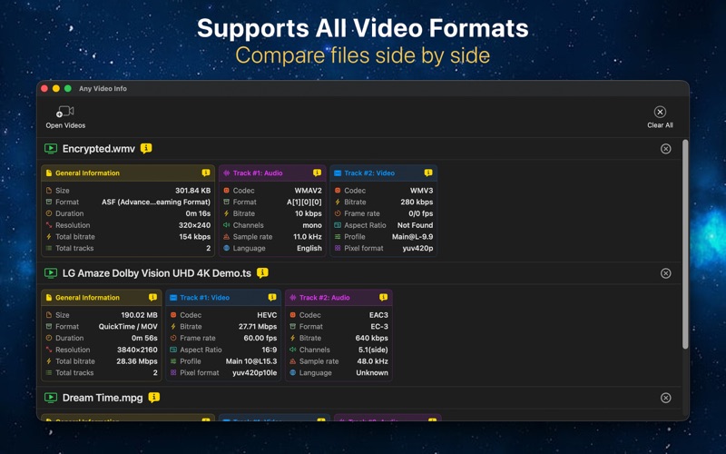 Screenshot #3 pour Any Media Info