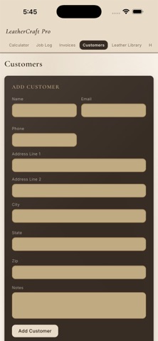 LeatherCraft Pro iPhone screenshot