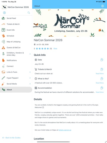 NärCon! iPad screenshot 4