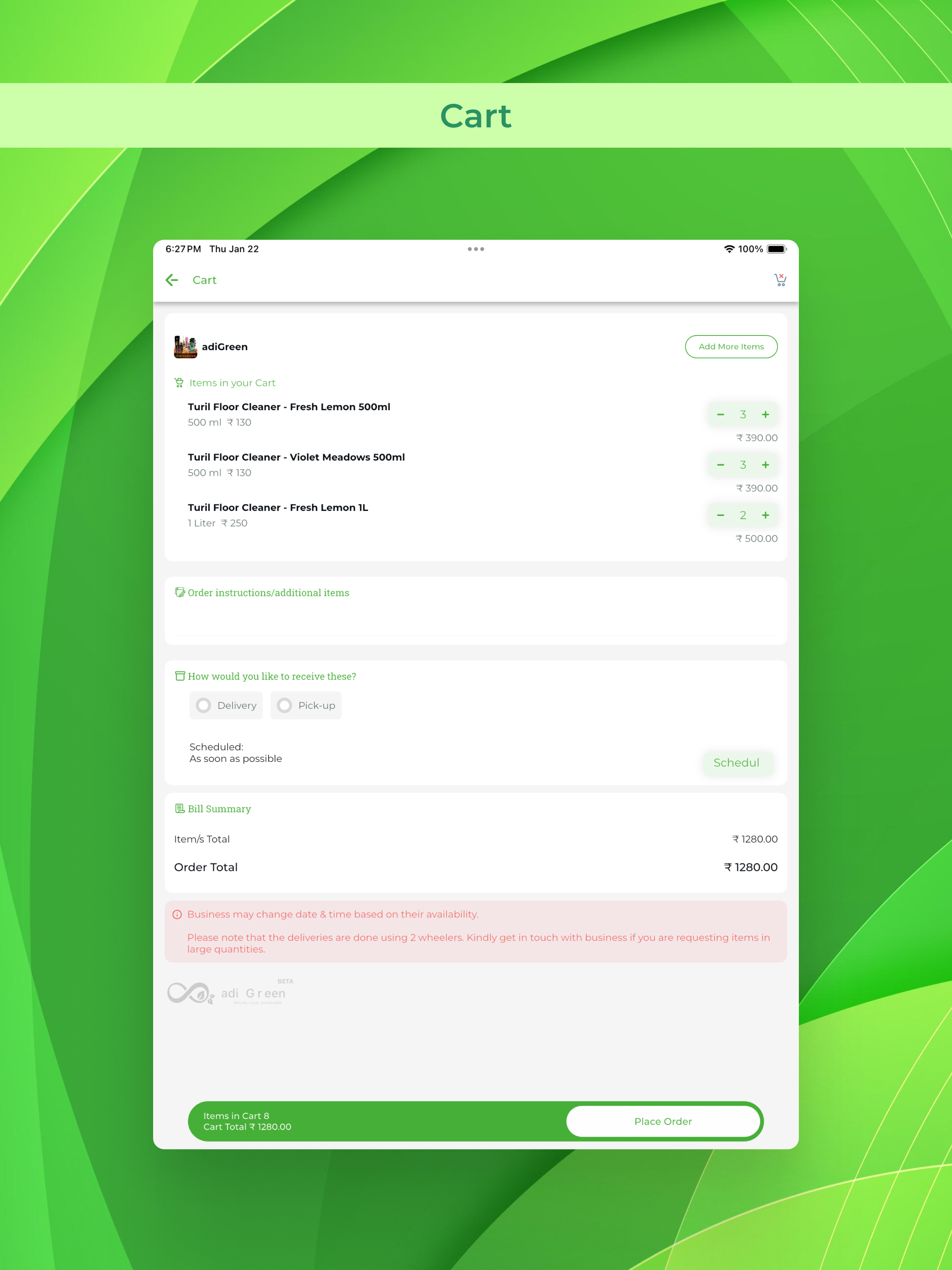 adiGreen Eco Market