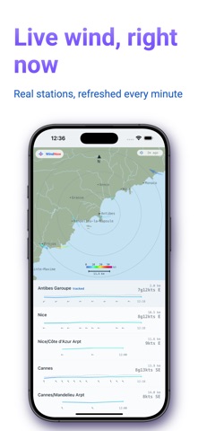 WindNow: Real-Time Wind Map Screenshot 1 of 3