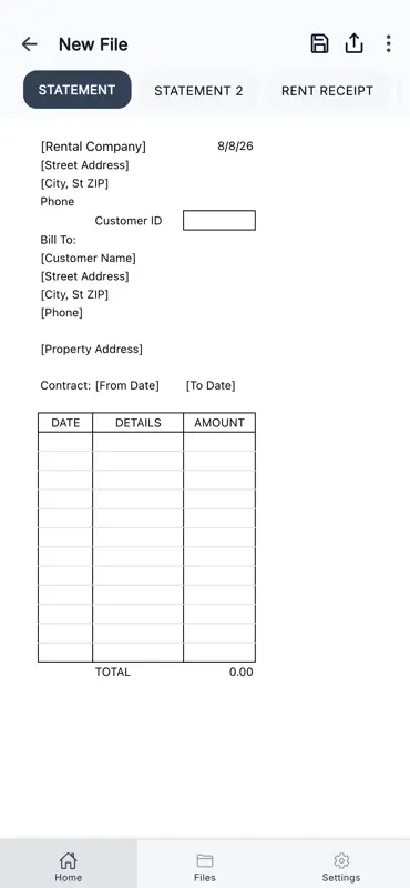 Rent Receipt Pro screenshot 2 of 9