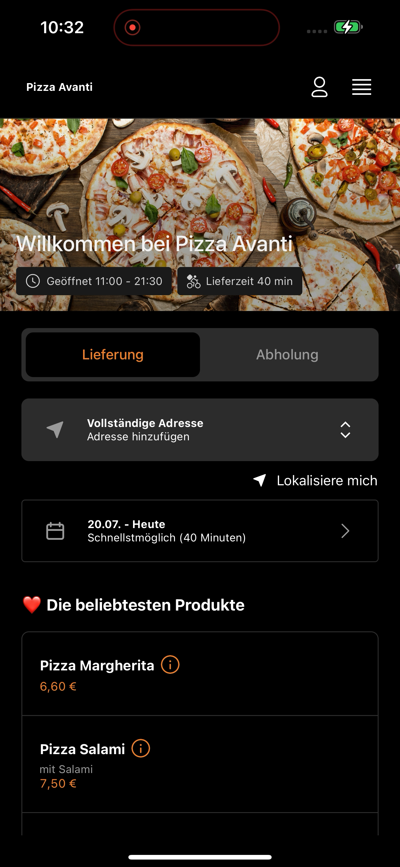 Pizza Avanti DE screenshot 6