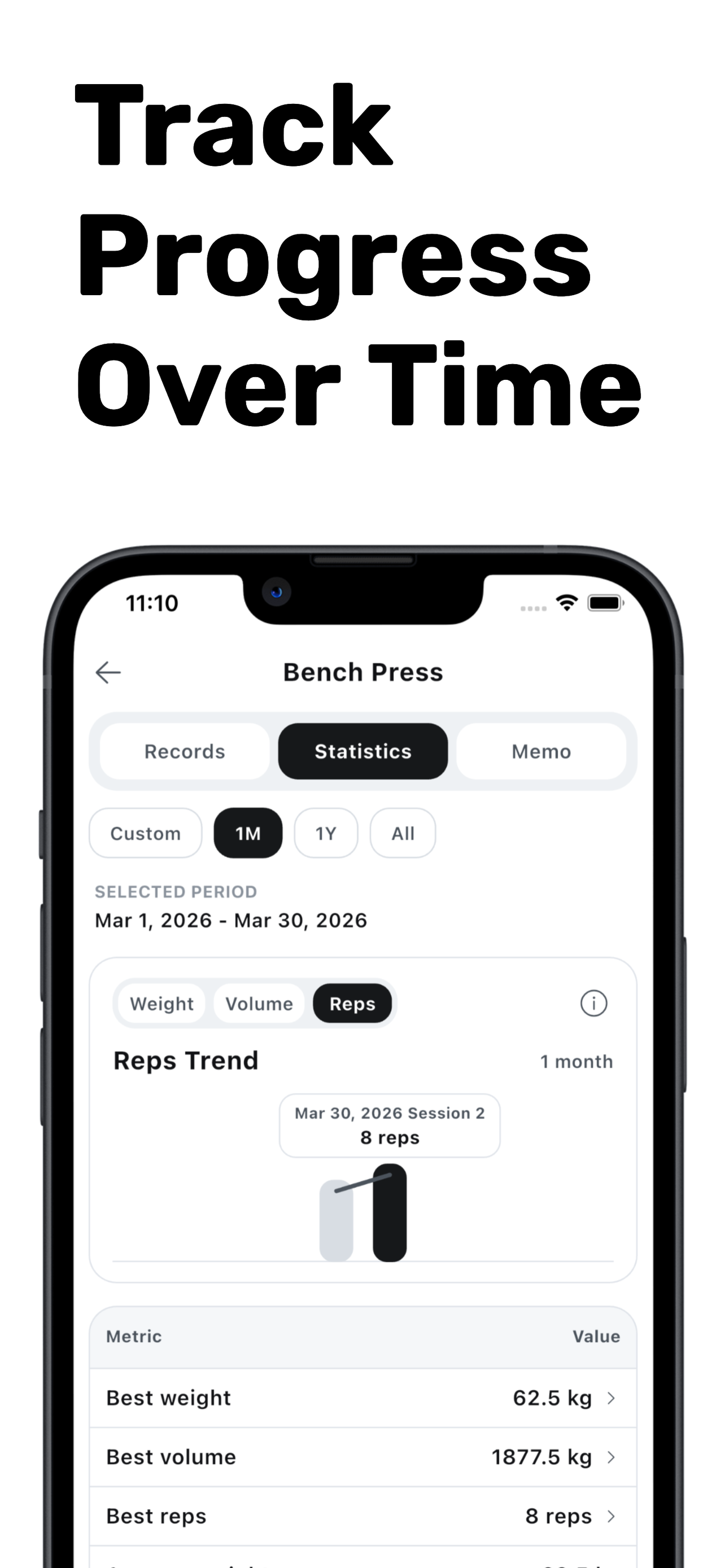 BYRECORD: Minimal Workout Log
