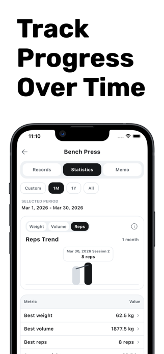BYRECORD: Minimal Workout Log Screenshot 6 of 7