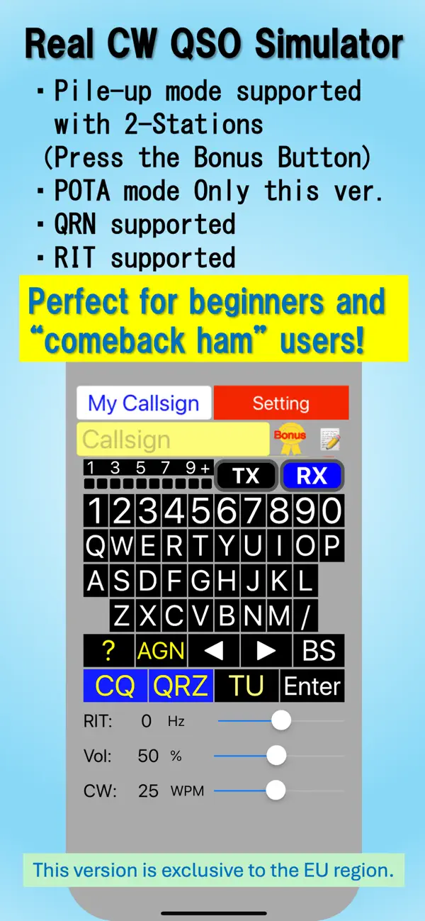 Screenshot #1 pour RST 599EU