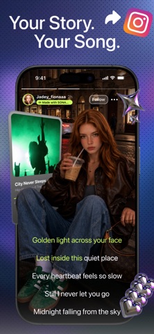 Sona - AI Songs & Music Maker iPhone screenshot