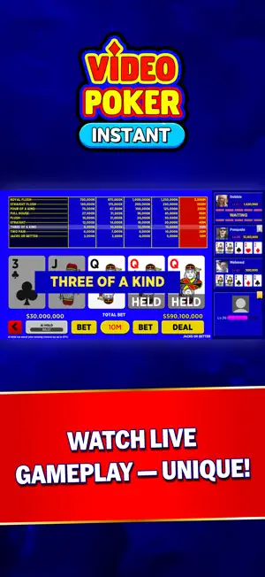 Video Poker Instant screenshot 1
