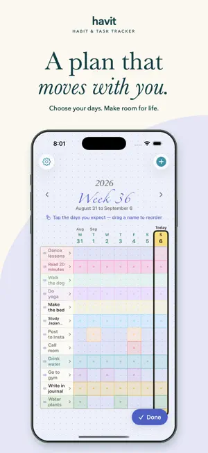 Daily Habit Tracker - Havit screenshot 2